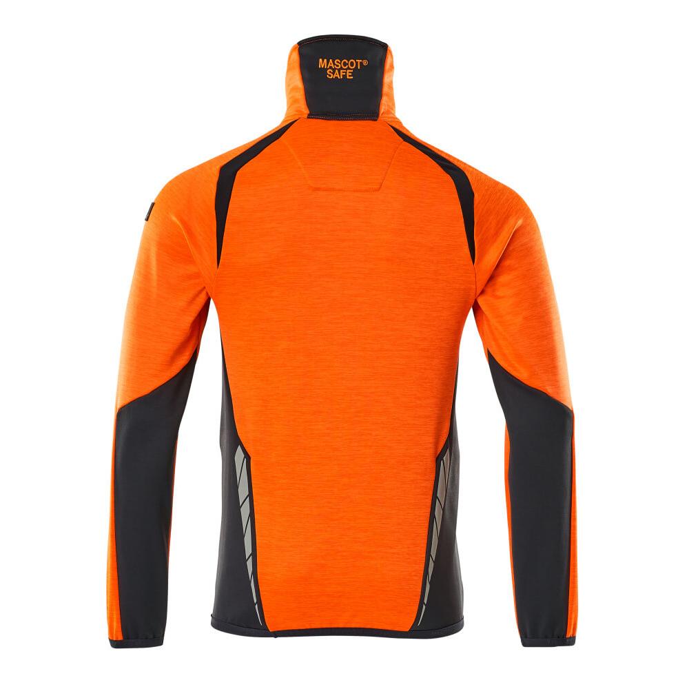 MASCOT Herren Fleecepullover mit kurzem Reißverschluss ACCELERATE SAFE