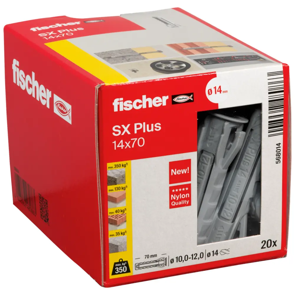 Fischer Spreizdübel SX Plus 14x70