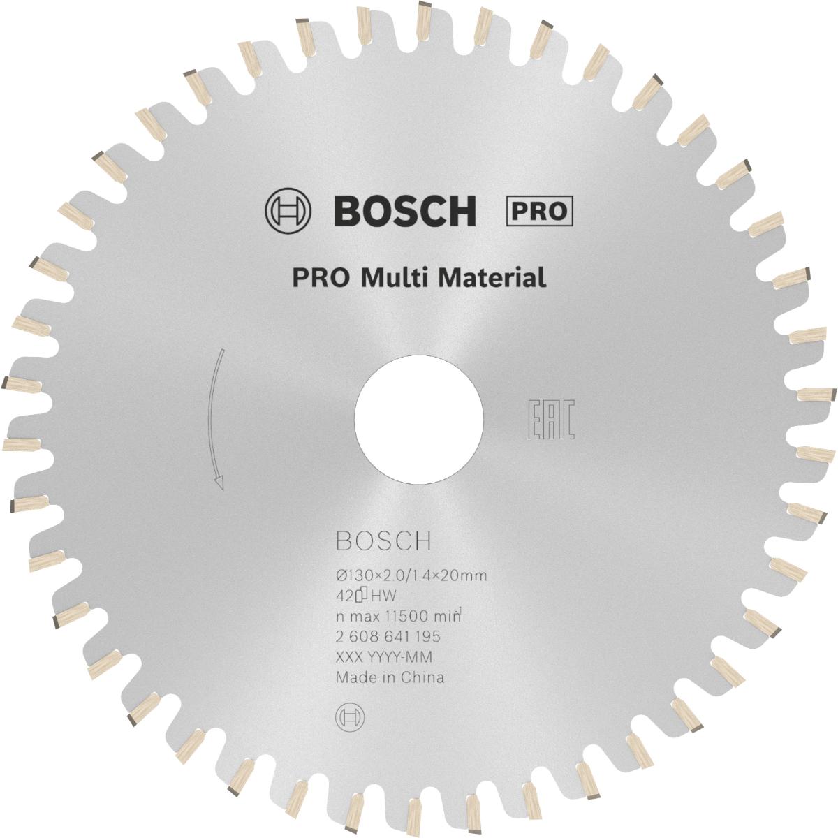Bosch PRO Kreissägeblatt Multi Material für Handkreissägen