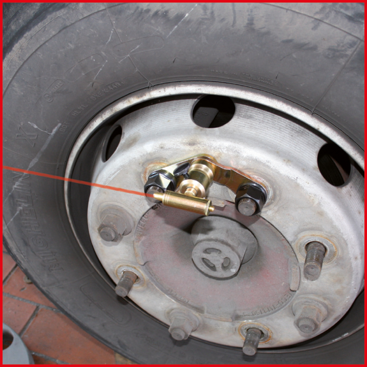 KS Tools LKW- und Transporter Fahrwerkjustier-System, 21-tlg