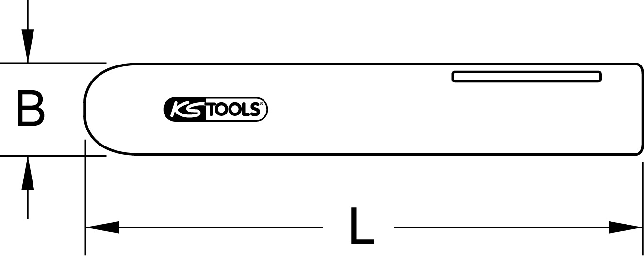 KS Tools Kunststoffspreizkeil, 150mm