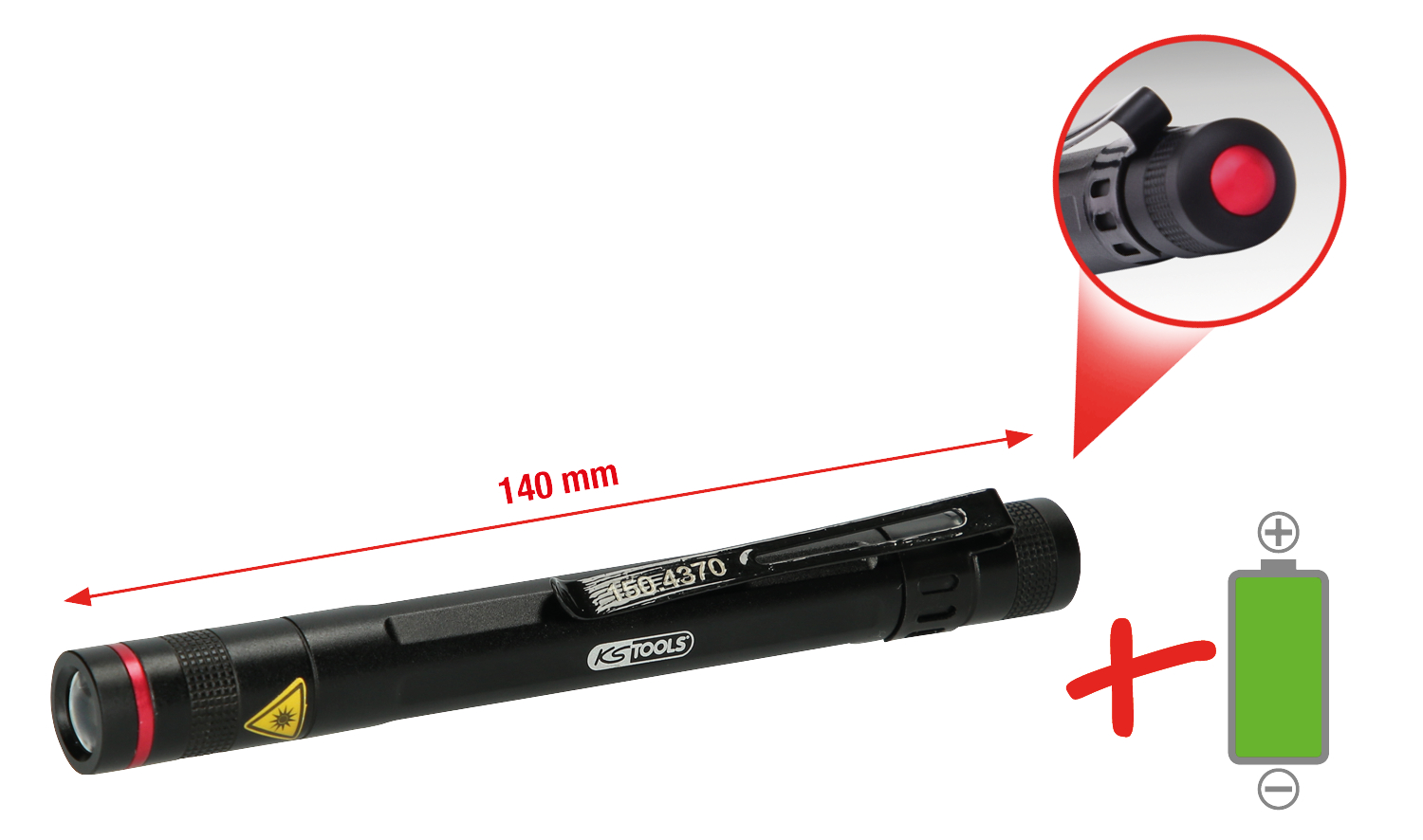 KS Tools perfectLight Taschenlampe 85 Lumen