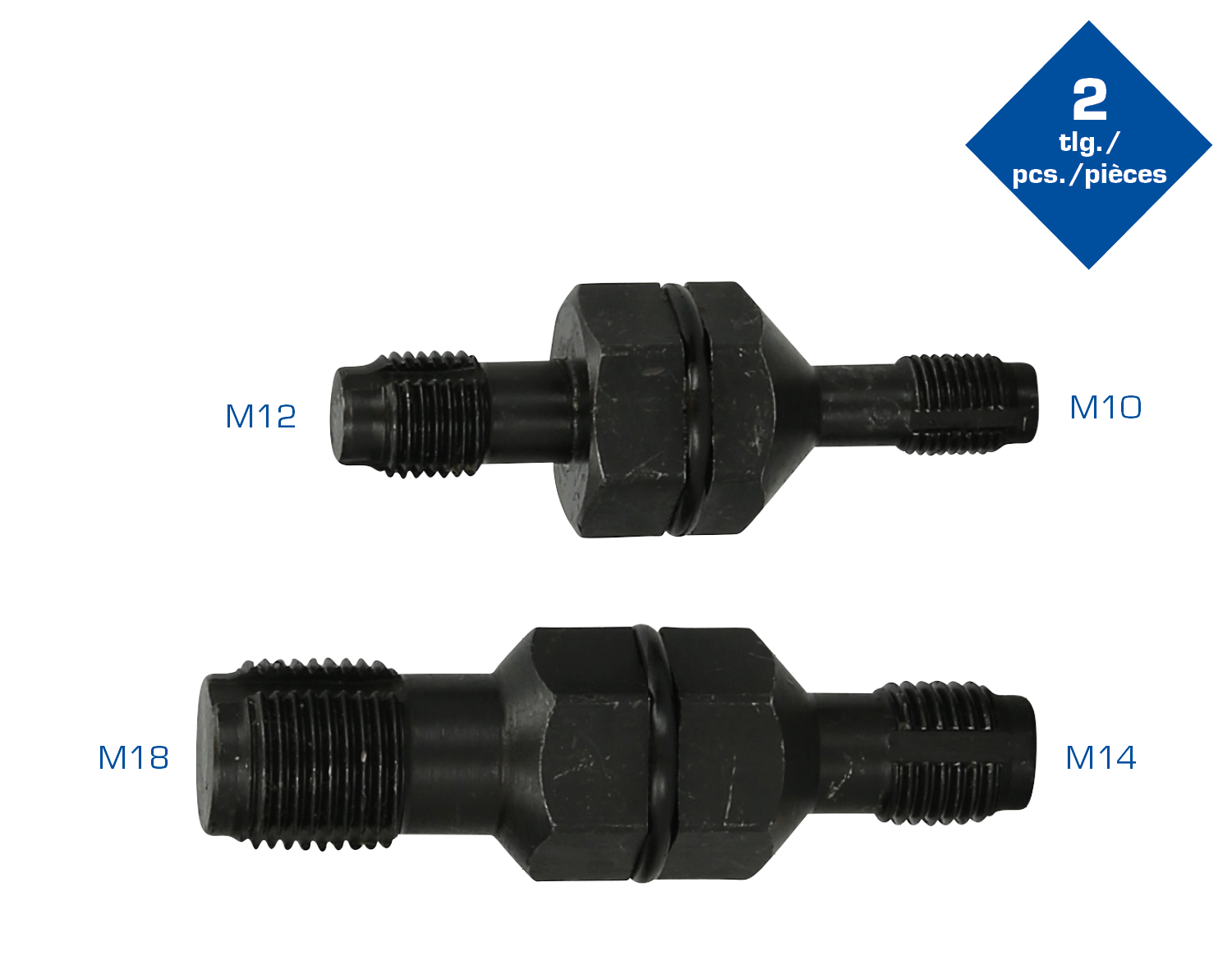 Brilliant Tools Reparaturwerkzeug-Satz für Zündkerzengewinde, 2-tlg - BT566001