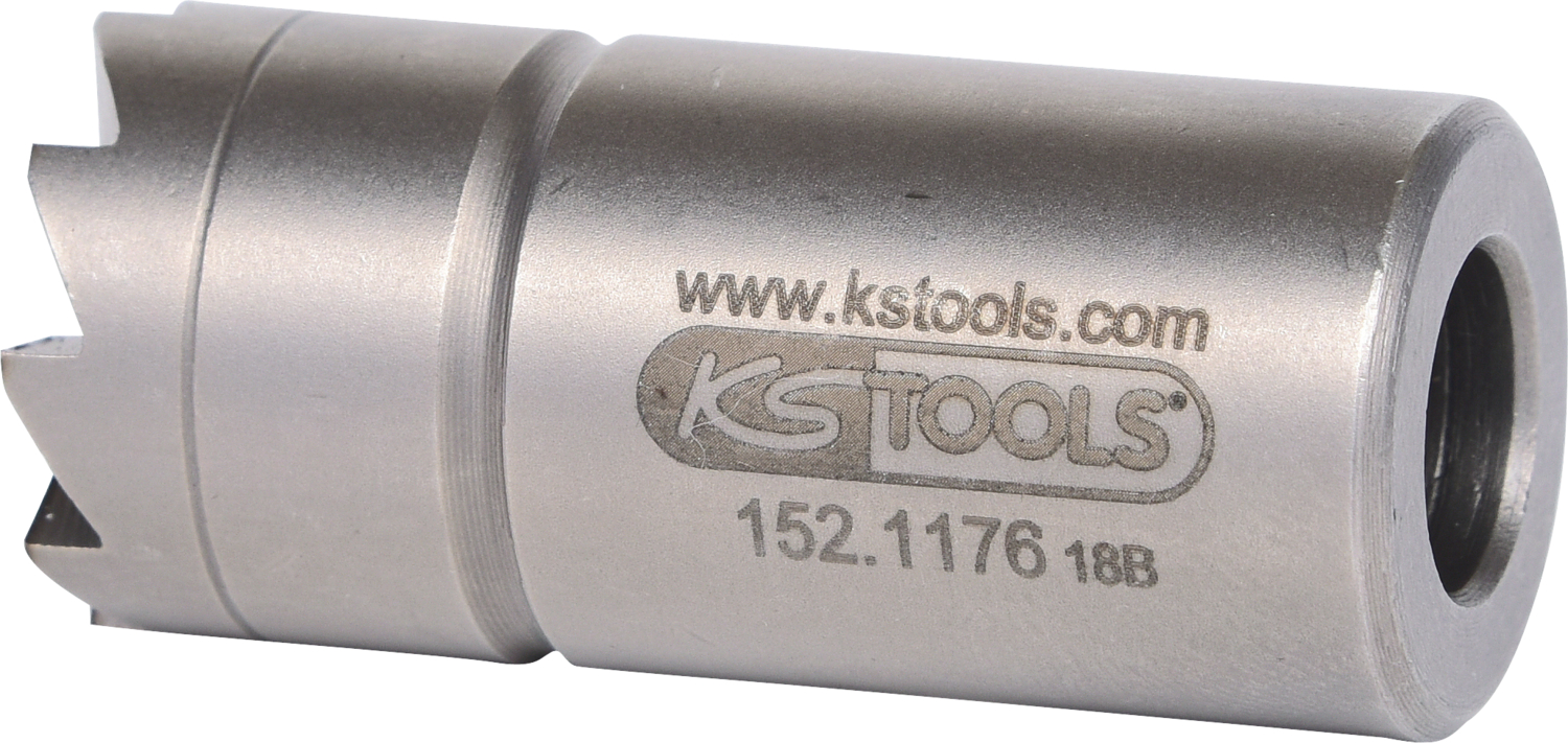 KS Tools Injektor-Dichtsitzfräskopf flach Ø 17-17mm, 38mm
