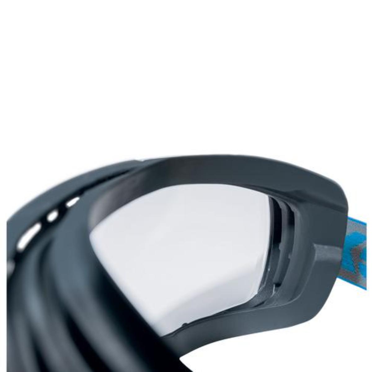 uvex Vollsichtbrille megasonic blau