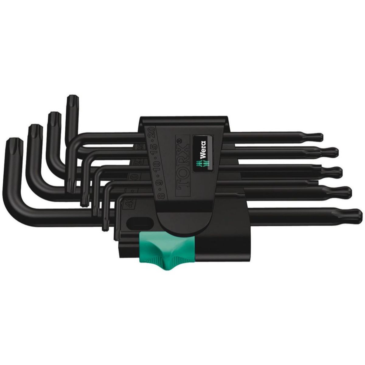 Wera 967/9 TX 1 Winkelschlüsselsatz, BlackLaser, 9-teilig