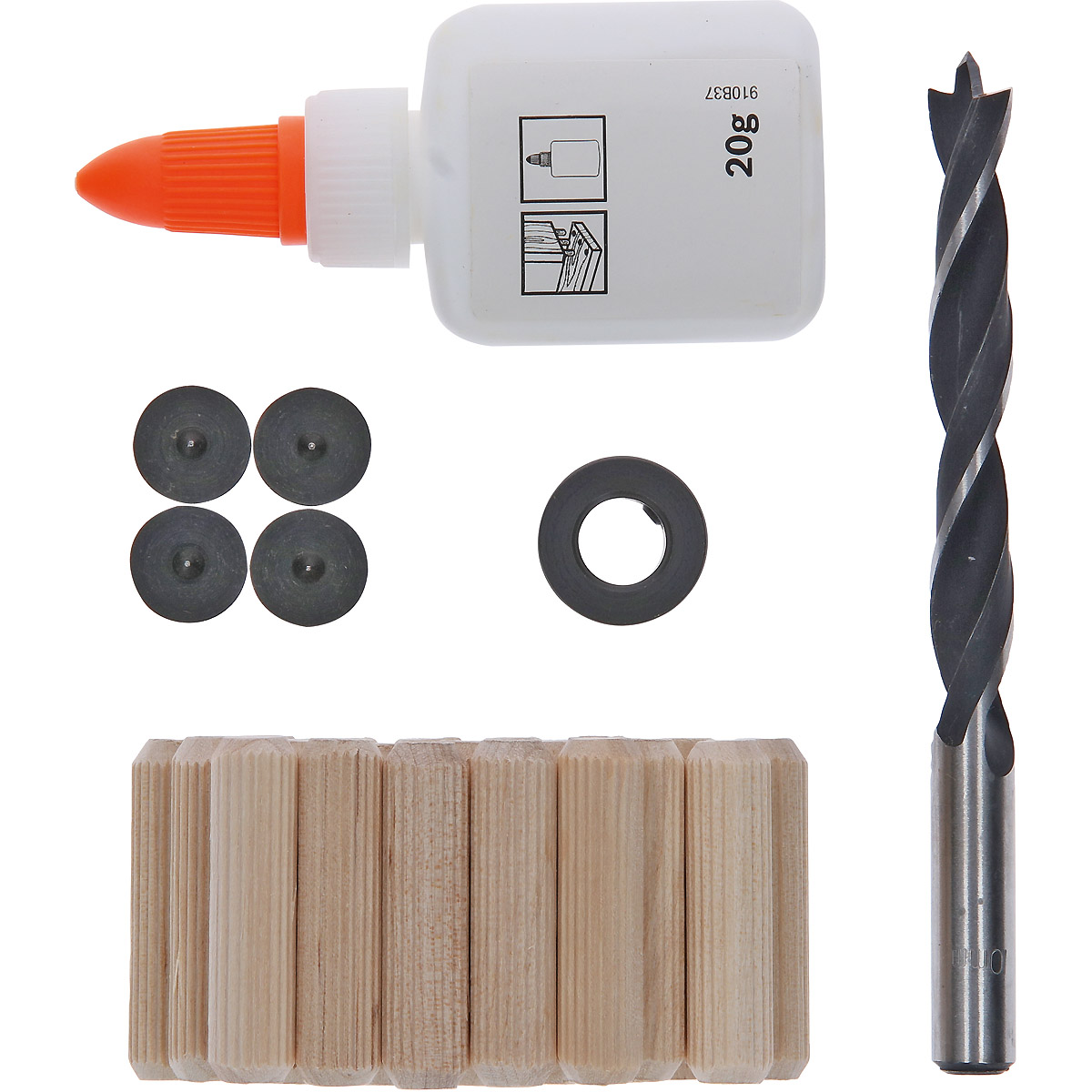 Bosch Holzdübel-Set, 27-teilig, 10 mm, 40 mm