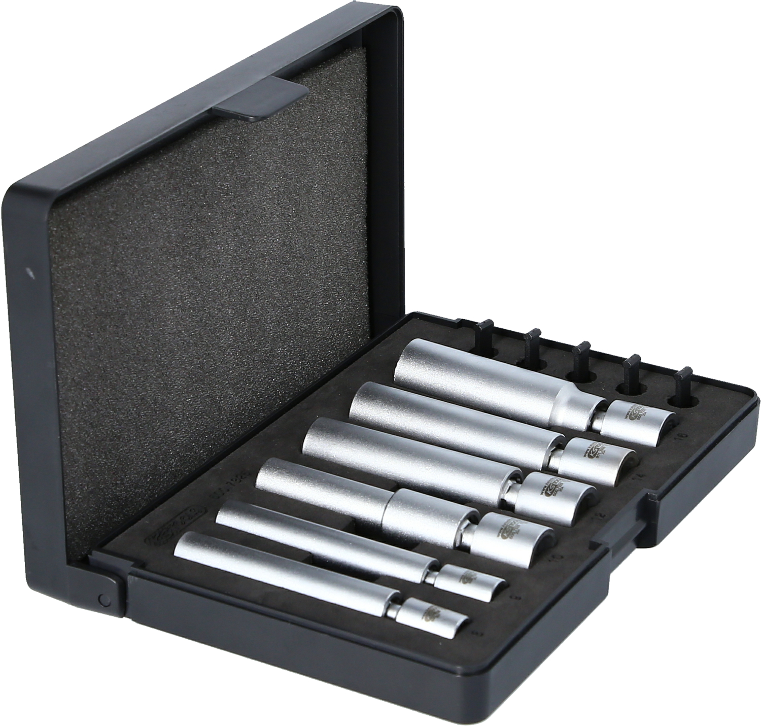 KS Tools 1/4" + 3/8" Spezial-Glüh- und Zündkerzen-Stecknuss-Satz mit Gelenk, 11-tlg