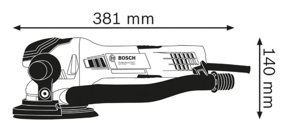 Bosch Exzenterschleifer GET 75-150, mit L-BOXX