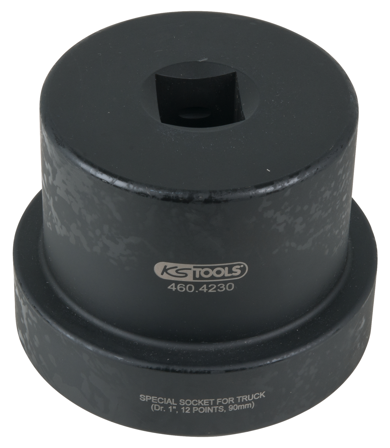 KS Tools 1" Achsmuttern-Schlüssel mit Führungsbund, 12-kant