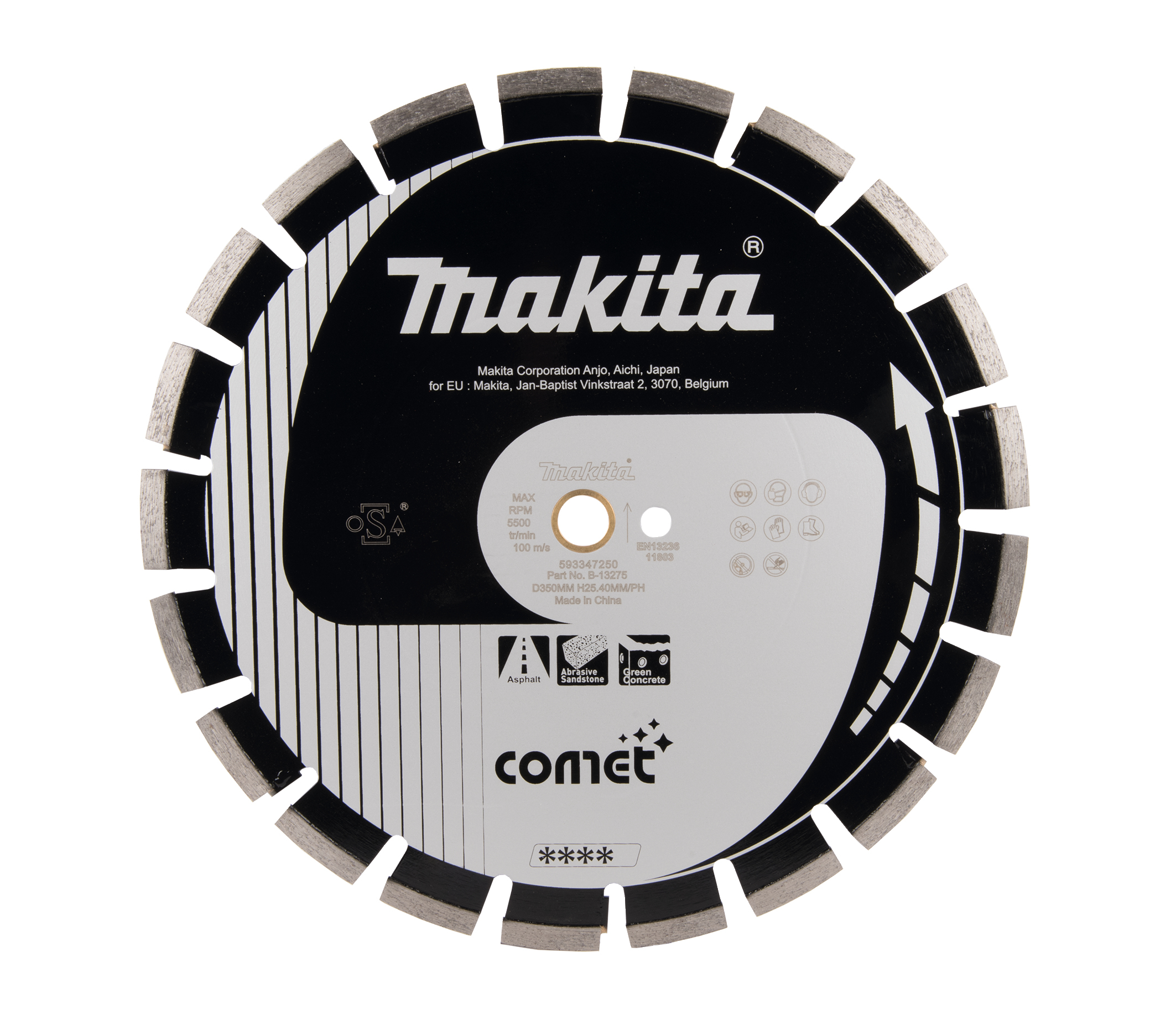Makita Diamantsch. 350x25,4mm Asphalt - B-13275