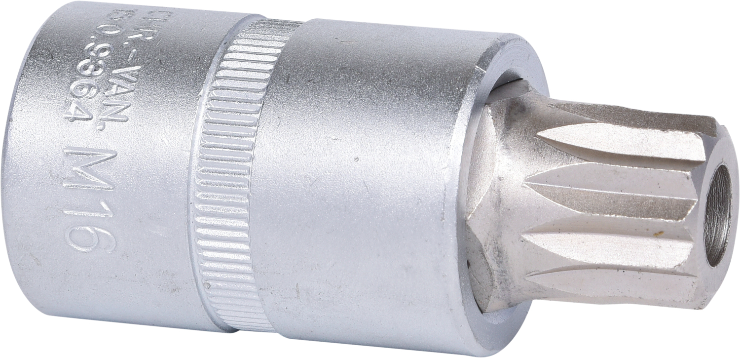 KS Tools 1/2" Öldienst-Bit-Stecknuss Vielzahn, M16