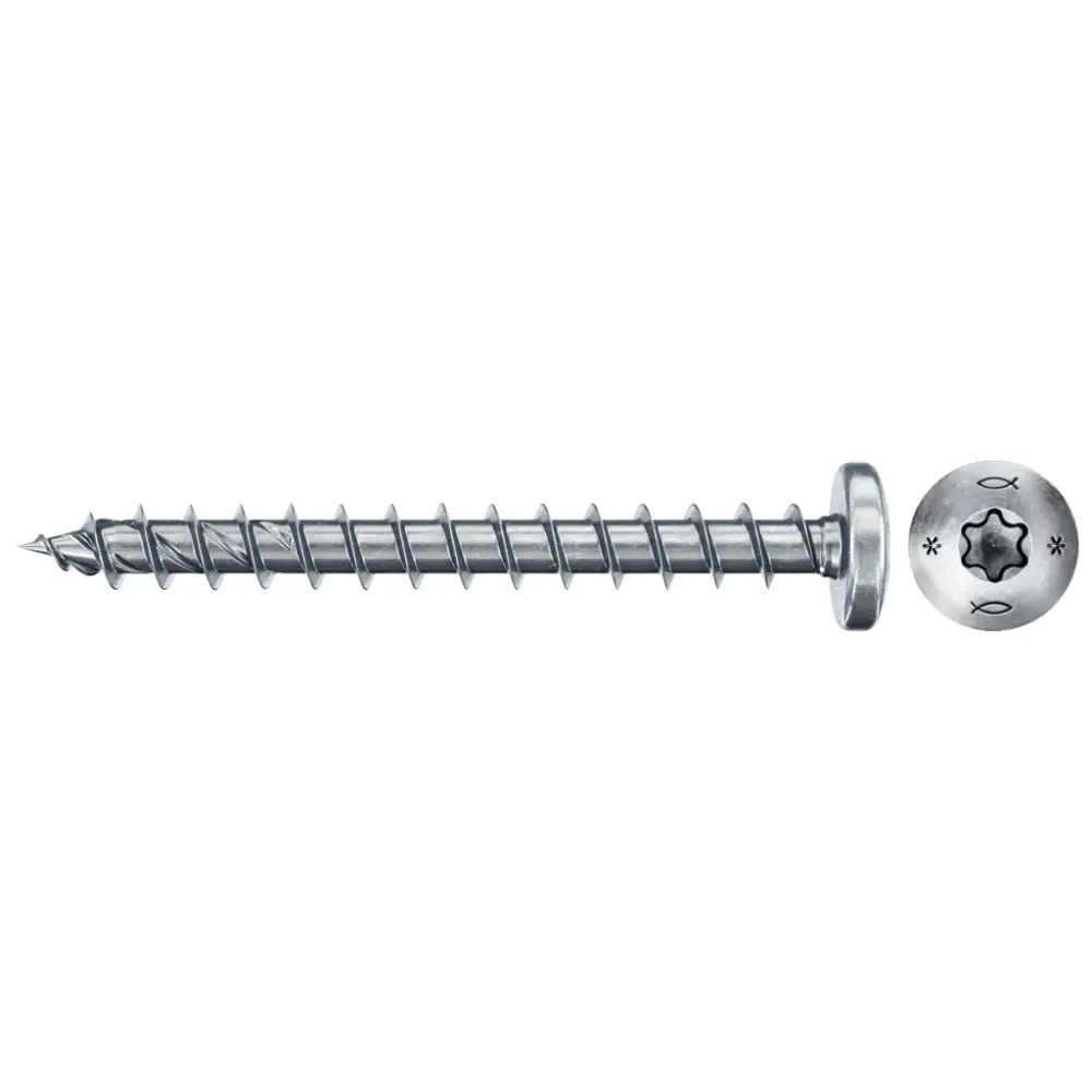 Fischer Spanplattenschraube 4,0x40 PowerFast FPF II PTF BC, Panhead, Innenstern TX, Vollgewinde