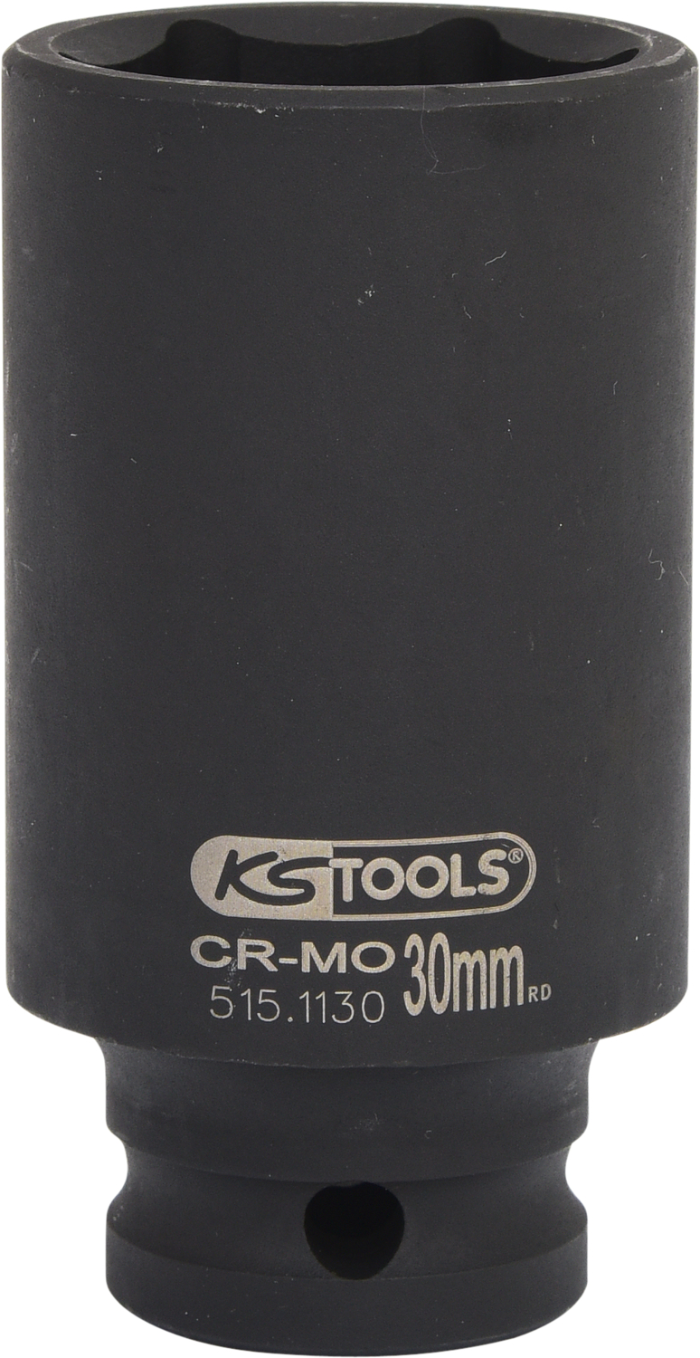 KS Tools 1/2" Sechskant-Kraft-Stecknuss, lang