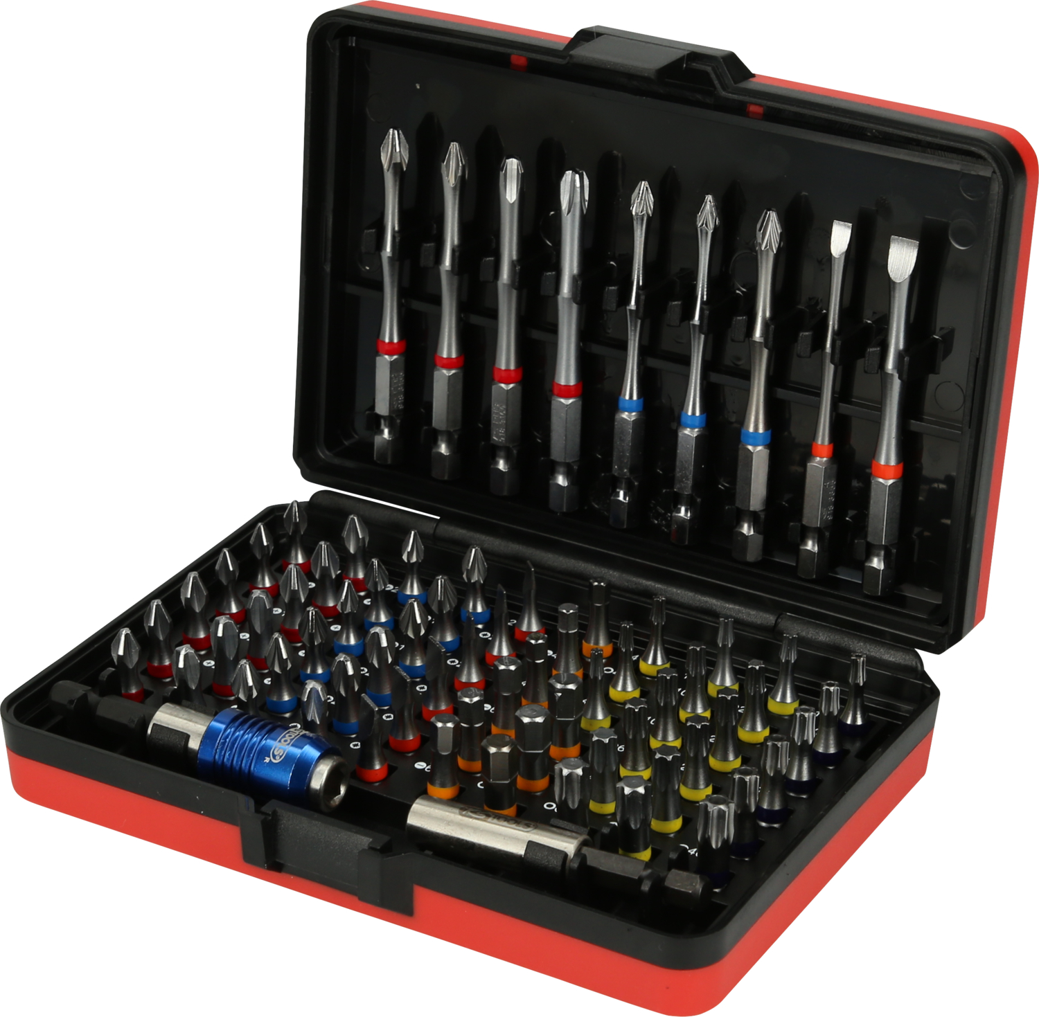 KS Tools 1/4" TORSIONpower Bit-Box, 71-tlg