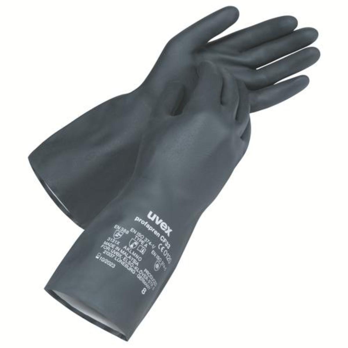uvex Chemikalienschutzhandschuh profapren CF33