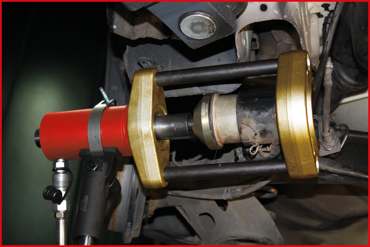 KS Tools Druck- und Zug-Hydraulikzylinder-Satz, 22t, 10-tlg