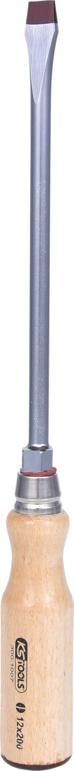 KS Tools ERGOTORQUE WOOD Schlitz-Schraubendreher