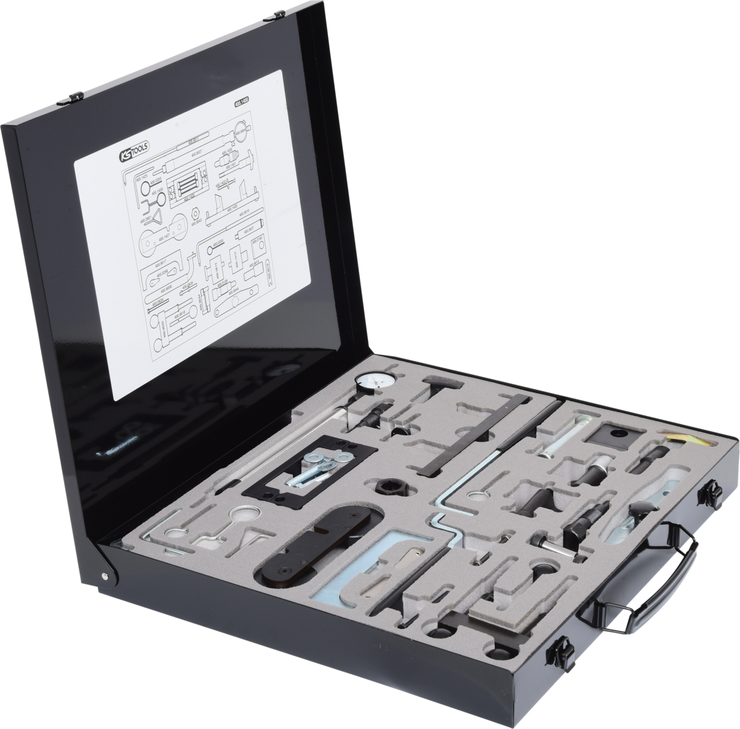 KS Tools Motoreinstell-Werkzeug-Satz für VAG, 42-tlg