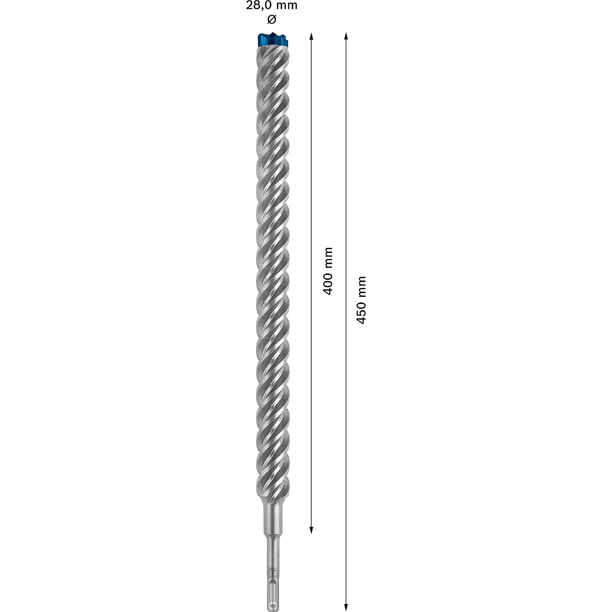Bosch EXPERT SDS plus-7X Hammerbohrer, für Bohrhämmer ø 28 mm