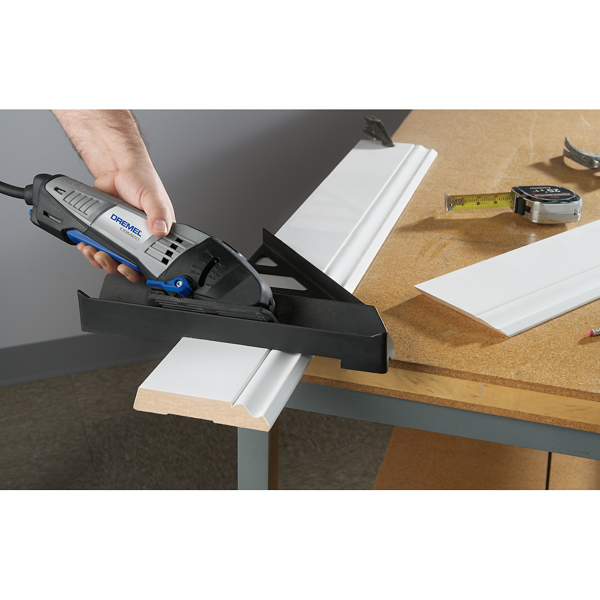 DREMEL DSM20 Gehrungswinkel-Vorsatz