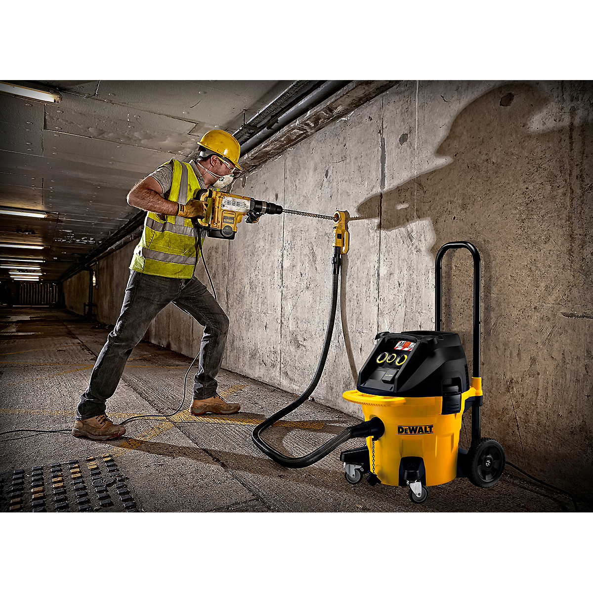 DEWALT Absaugvorrichtung zum Bohren mit SDS-max Hämmern bis 52mm