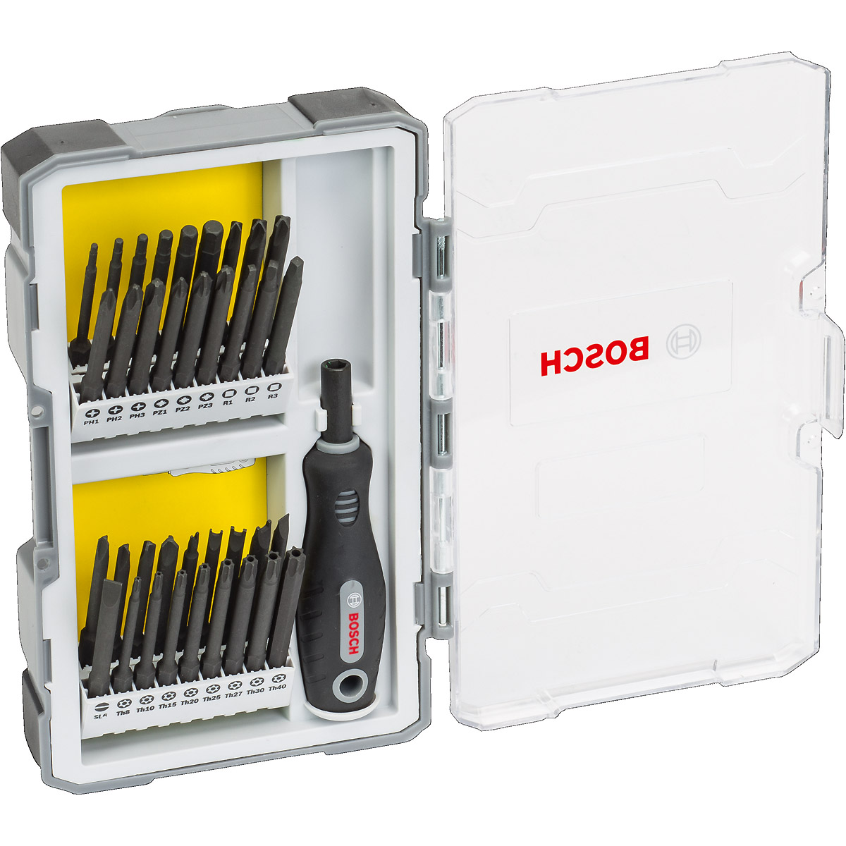 Bosch Schraubendreher-Set mit Handgriff, 37-teilig