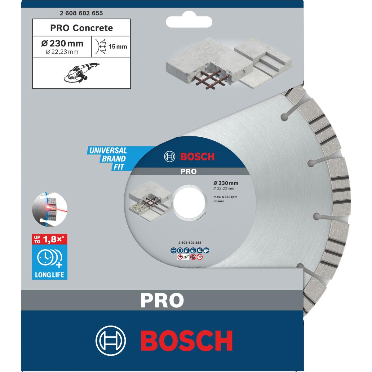 Bosch PRO Diamanttrennscheibe Best for Concrete