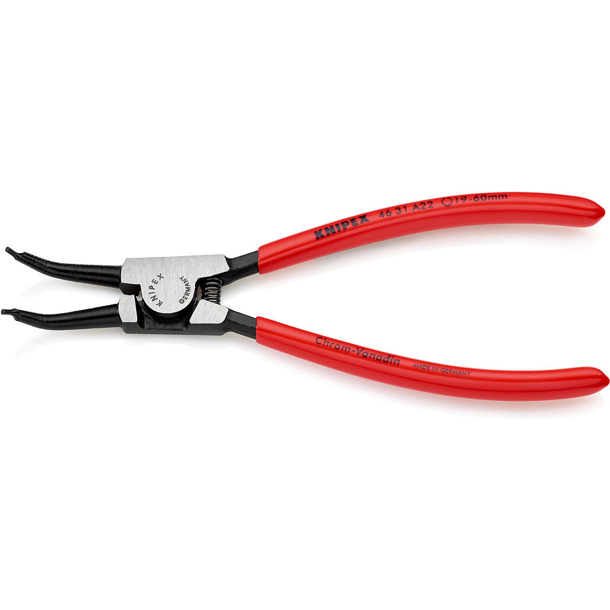 KNIPEX Sicherungsringzange angewinkelt