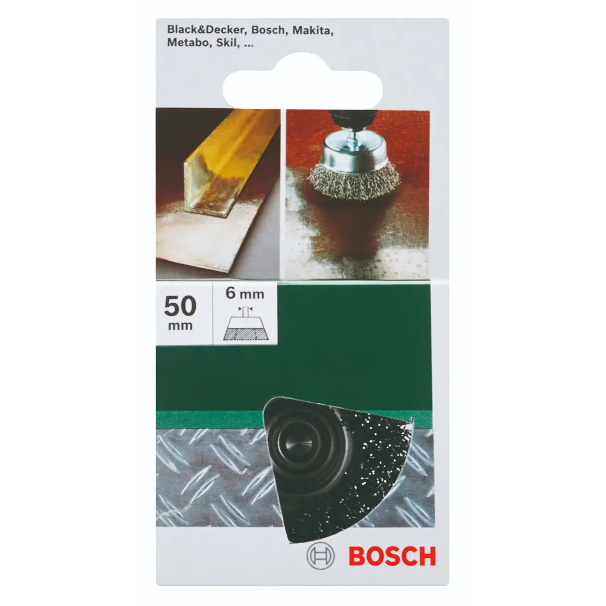 Bosch Topfbürsten für Bohrmaschinen - Gewellter Draht, 50 mm