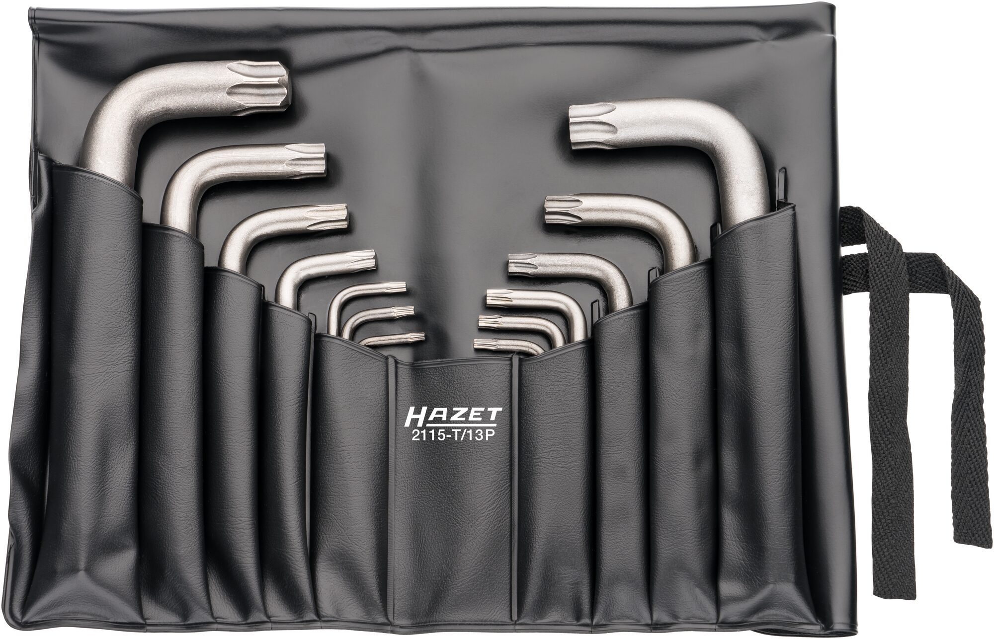 HAZET Winkelschraubendreher-Satz Innen TORX® Profil T 7 – T 60, 13-teilig
