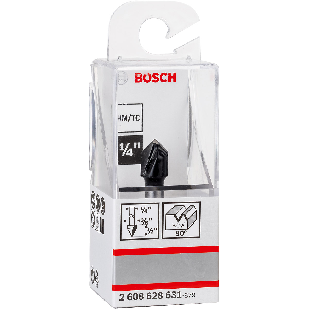 Bosch PRO V-Nutfräser, 1/4"