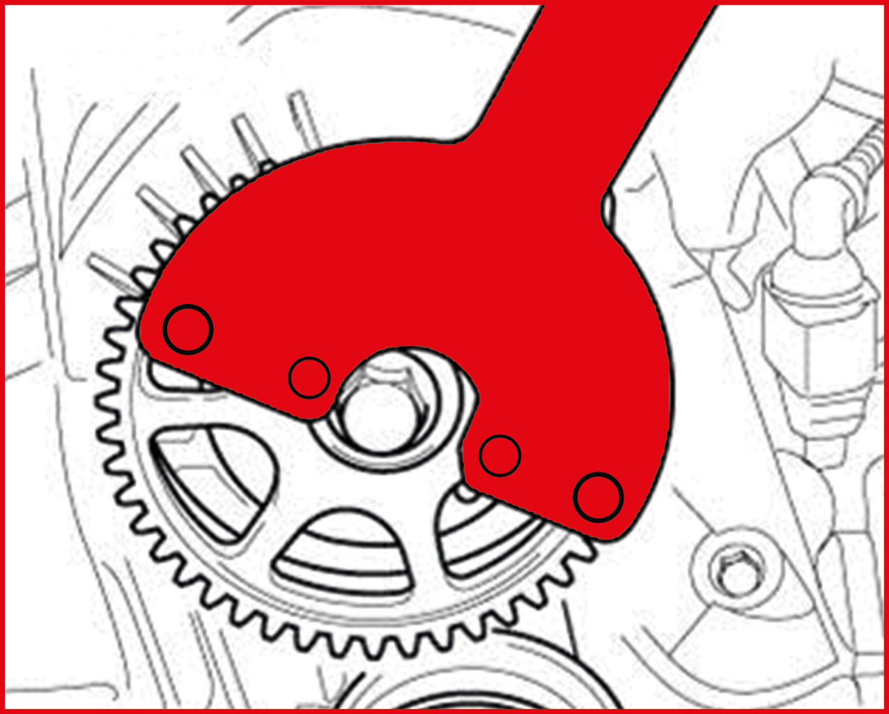 KS Tools Gegenhalter Audi - Volkswagen