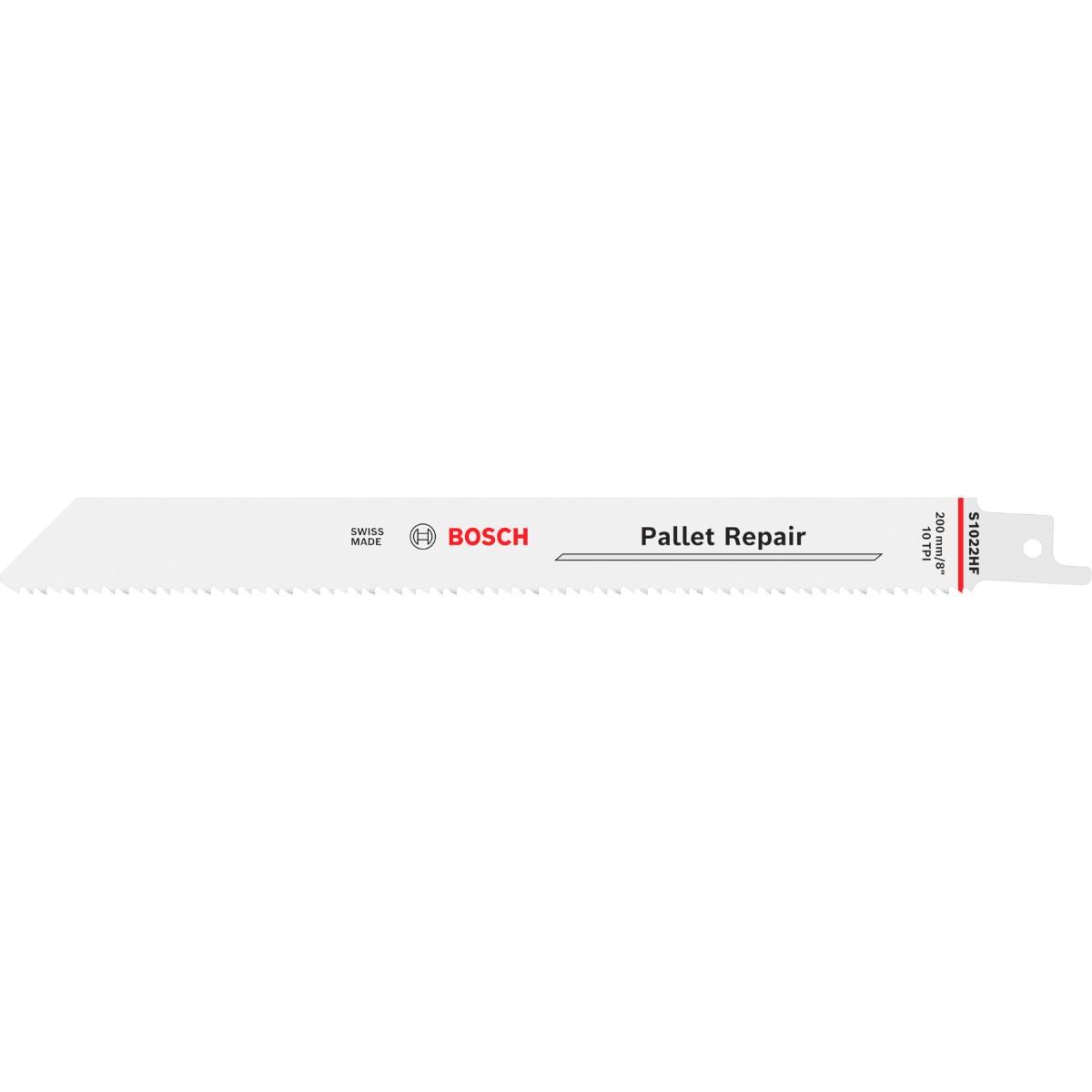 Bosch Pallet Repair S1022HF Blatt, 0,9 x 19 x 200 mm, 5-Stück