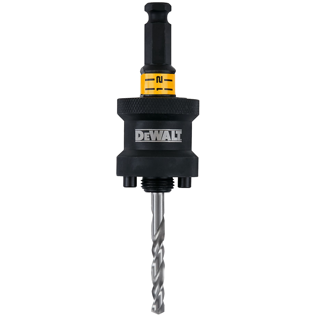 DEWALT Schnellwechselhalter RAPID LOAD für Lochsägen 32-210mm + HSS-Mehrzweckbohrer