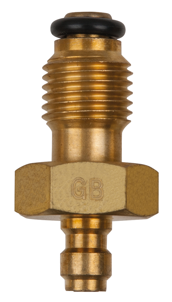 KS Tools Adapterstück M14x1,5 Außengewinde und 1/4" Schlauchanschluss mit Dichtring