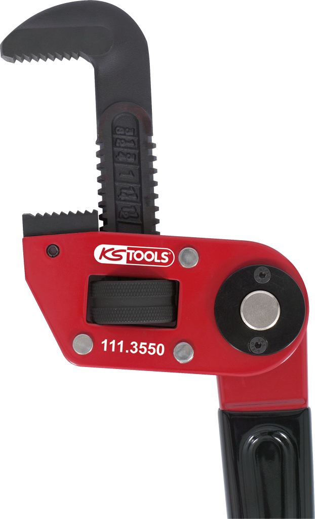 KS Tools Einhand-Rohrzange 1.1/2" mit verstellbarem Kopf