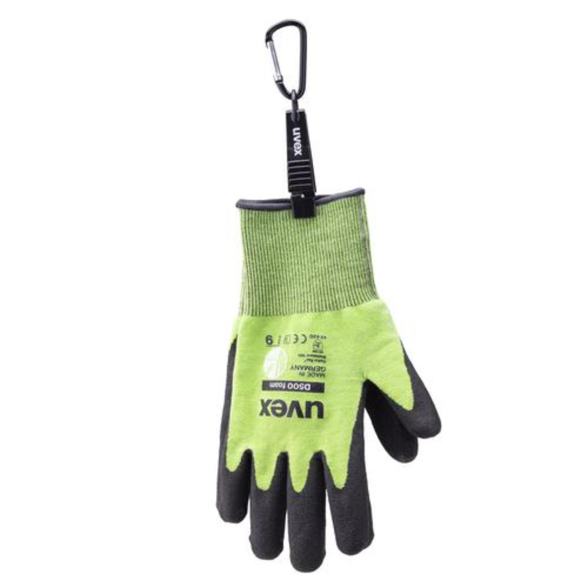 uvex glove clip Handschuhhalter mit Karabinerhaken
