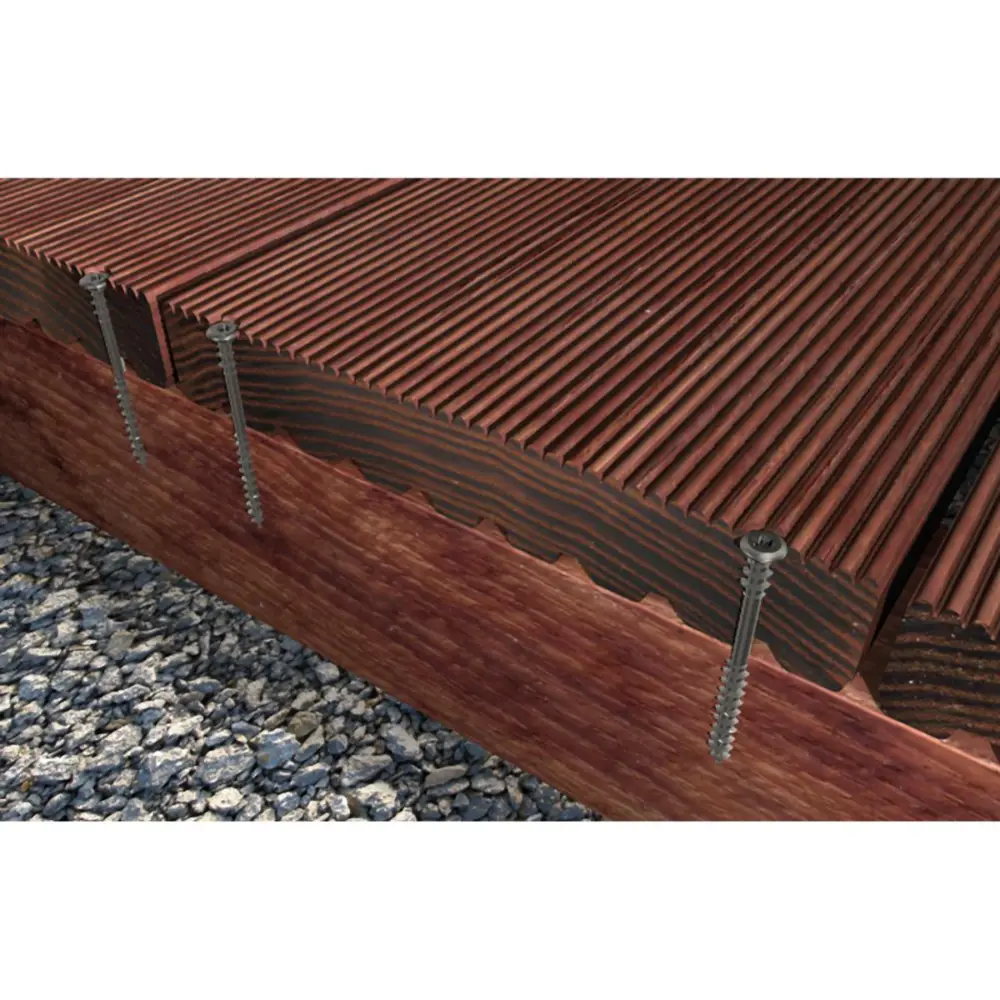 Fischer Terassenschraube mit Fixiergewinde 5,5x40 FPF-ST A2P, Senkkopf TX, A2, Teilgewinde