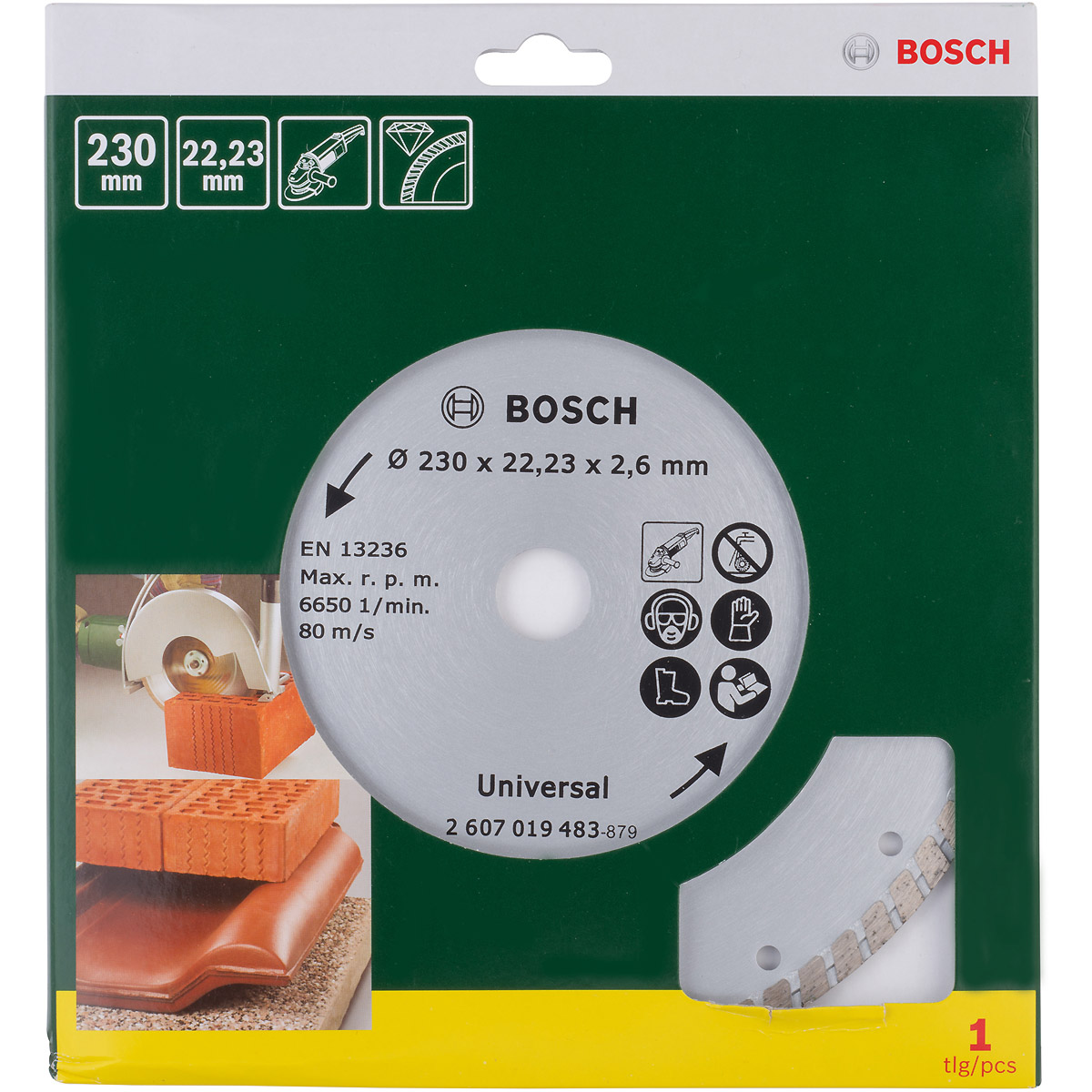 Bosch Diamanttrennscheibe Turbo, 230mm