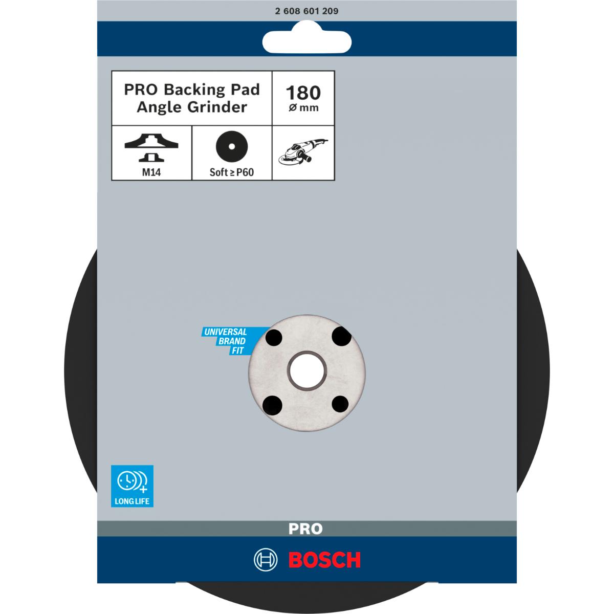 Bosch PRO Stützteller Standard M14 für große Winkelschleifer
