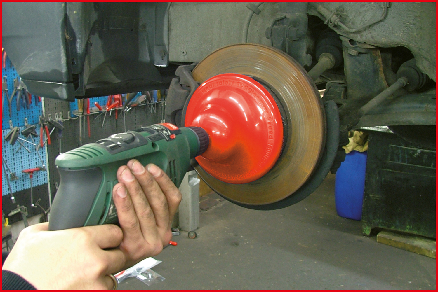 KS Tools Radnabenschleifer-Satz Ø 160 mm, Innen-Ø 60 mm, 4-tlg