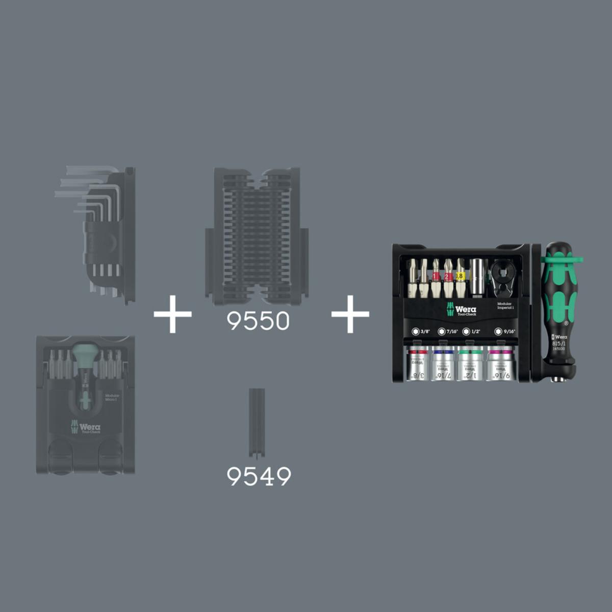 Wera Tool-Check Modular Imperial 1, 21-teiliges Set