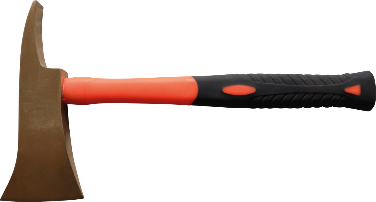 KS Tools BERYLLIUMplus Feuerwehrbeil mit Fiberglasstiel, 400 mm