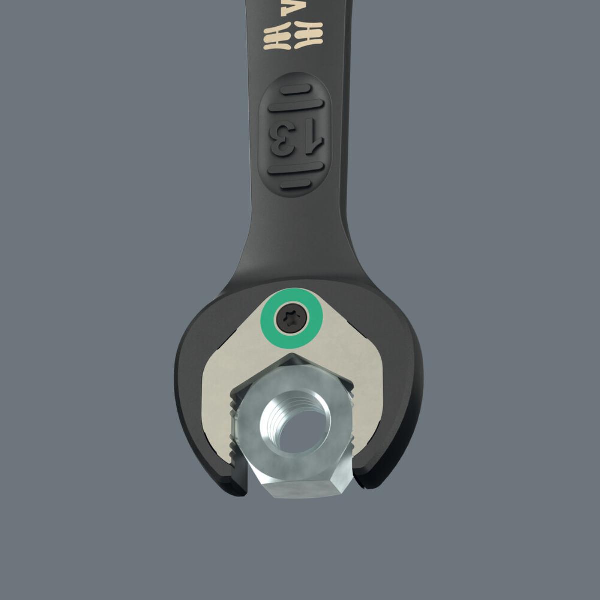 Wera 6000 Joker Black Edition 11 Set 1 Maul-Ringratschenschlüssel-Satz, 11-teiliges Set