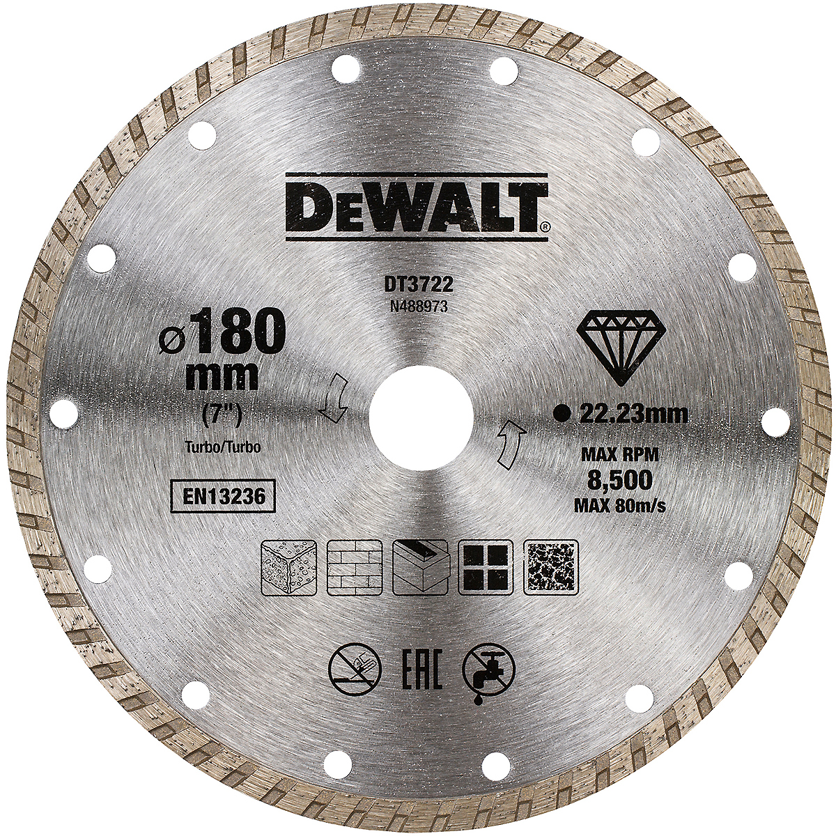 DEWALT Eco1 Turbo Diamanttrennscheibe