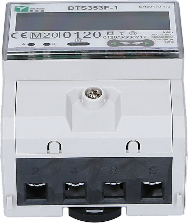efuturo Stromzähler für Hutschiene, MID-geeicht, 3 Phasen, 11 oder 22 kW