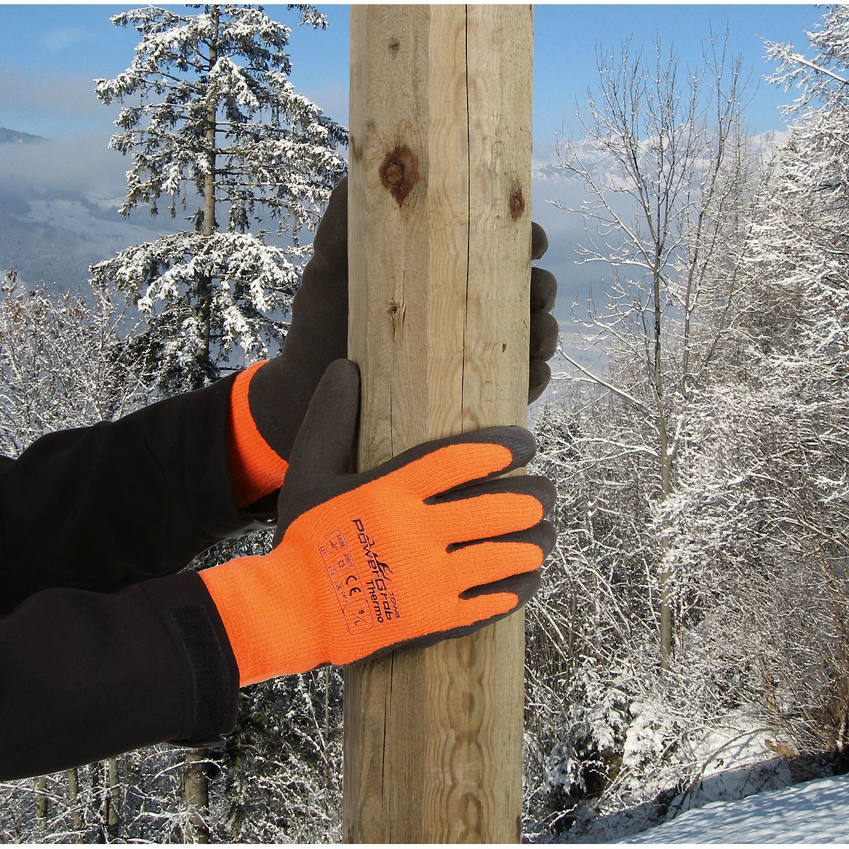Kerbl Arbeitshandschuhe PowerGrab Thermo Latex mit Acrylfutter