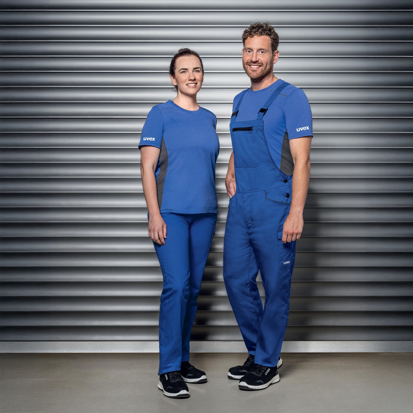 Arbeitskleidung, Kleidungset, T-Shirt, Overalls, Arbeitsuniform, Arbeitskleidung, Kombi Hose Oberteil, Schwarzblaues Outfit, Overalls/Overall, Arbeitsuniform