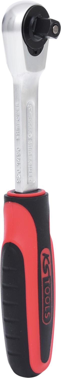 KS Tools 1/4" SlimPOWER Umschaltknarre,72 Zahn